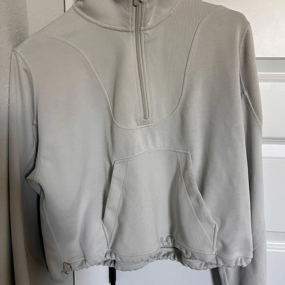 Lululemon Softstreme Ribbed Half Zip - Picture 3 of 7